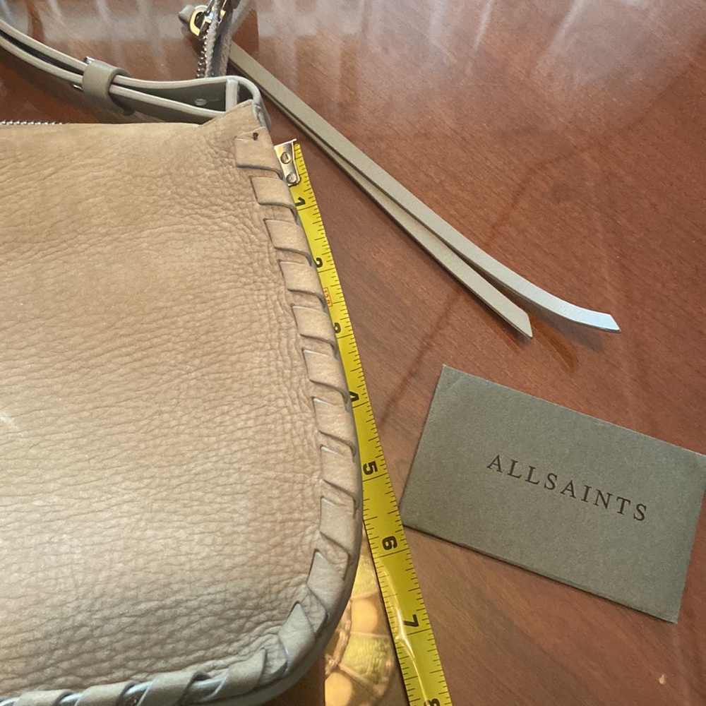 All saints suede, and leather bag - Picture 8 of 9